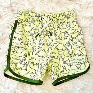 2T Cat & Jack Dinosaur Swim Trunks